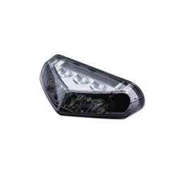 Piloto trasero LED HIGHSIDER smart - cristal ahumado - homologado E - 1 pieza
