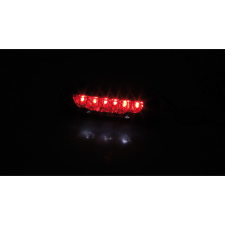 Piloto trasero LED HIGHSIDER smart - cristal ahumado - homologado E - 1 pieza