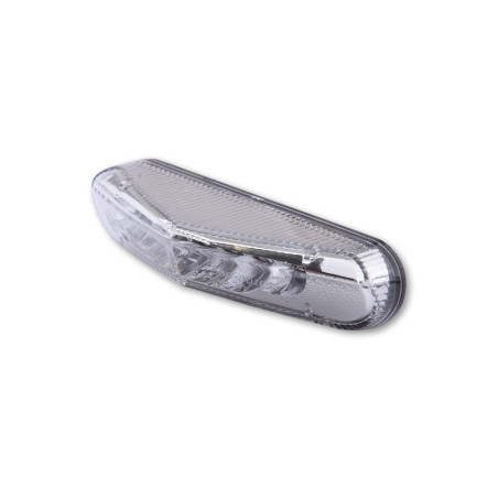 Piloto trasero LED HIGHSIDER smart - cristal transparente - homologado E - 1 pieza