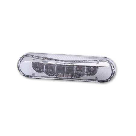 Piloto trasero LED HIGHSIDER smart - cristal transparente - homologado E - 1 pieza
