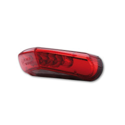 Piloto trasero LED HIGHSIDER smart - cristal rojo - homologado E - 1 pieza