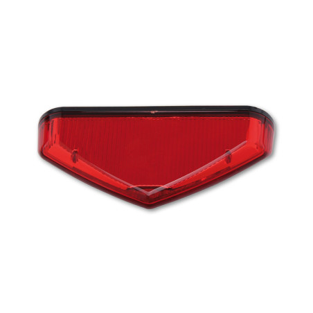 Piloto trasero LED HIGHSIDER smart - cristal rojo - homologado E - 1 pieza