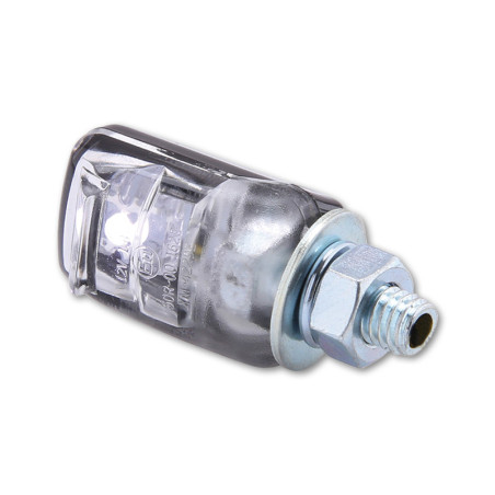 Luz de matrícula LED HIGHSIDER smart Picco - negro - Pareja