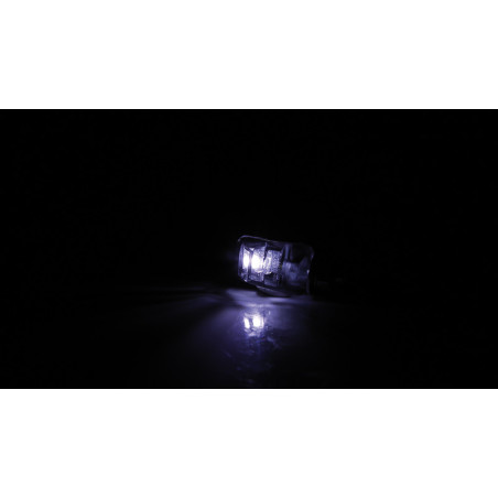 Luz de matrícula LED HIGHSIDER smart Picco - negro - Pareja