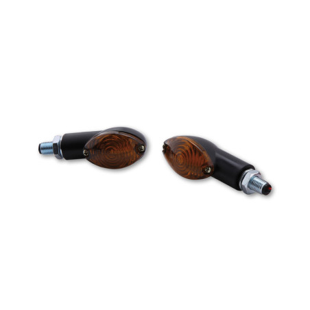 Intermitente HIGHSIDER smart Cateye Mini - cristal ahumado - homologado E - Pareja