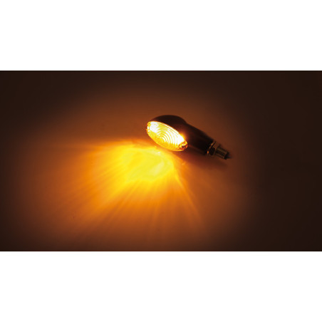 Intermitente HIGHSIDER smart Cateye Mini - cristal ahumado - homologado E - Pareja
