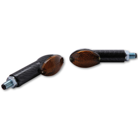 Intermitente HIGHSIDER smart Cateye Mini - cristal ahumado - homologado E - Pareja