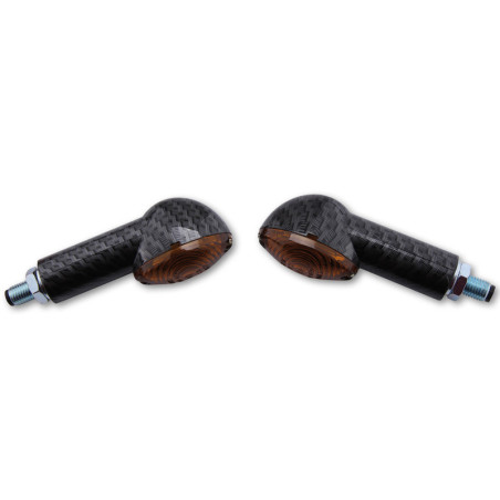 Intermitente HIGHSIDER smart Cateye Mini - cristal ahumado - homologado E - Pareja