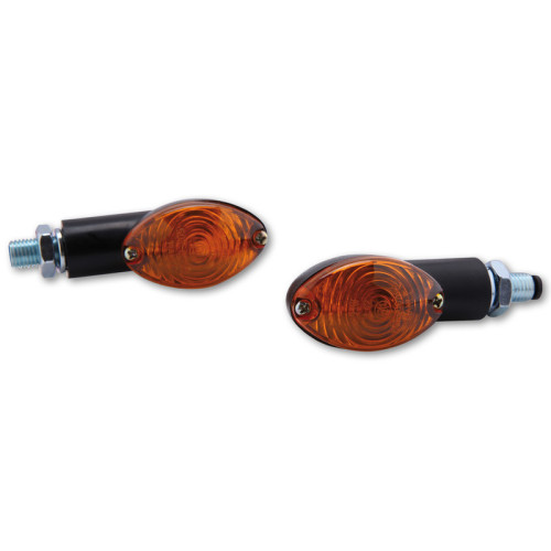 Intermitente HIGHSIDER smart Cateye Mini - cristal naranja - homologado E - Pareja