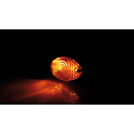 Intermitente HIGHSIDER smart Cateye Mini - cristal naranja - homologado E - Pareja