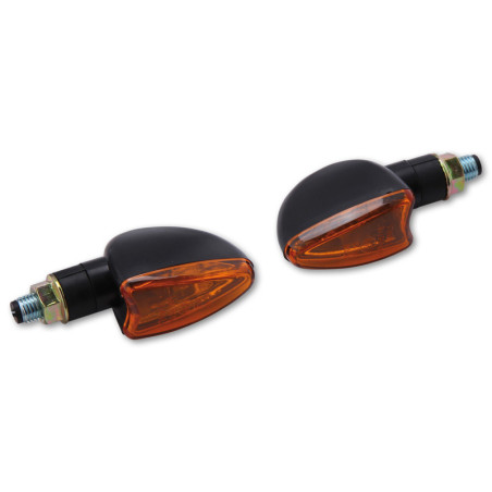 Intermitente HIGHSIDER smart Arrow Mini - cristal naranja - homologado E - Pareja