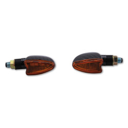 Intermitente HIGHSIDER smart Arrow Mini - cristal naranja - homologado E - Pareja
