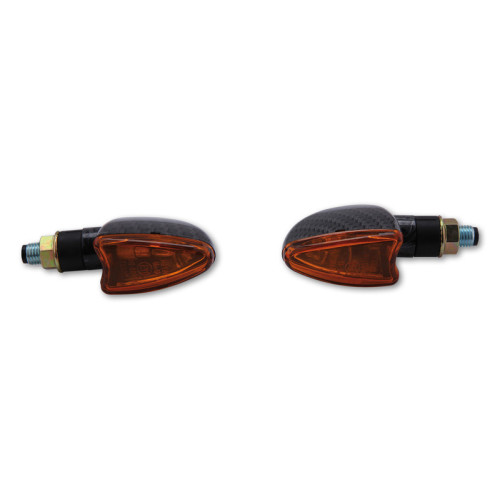 Intermitente HIGHSIDER smart Arrow Mini - cristal naranja - homologado E - Pareja