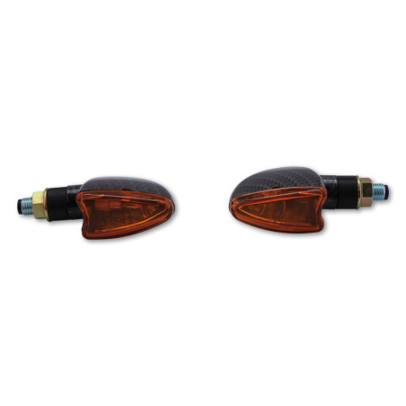 Intermitente HIGHSIDER smart Arrow Mini - cristal naranja - homologado E - Pareja