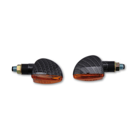 Intermitente HIGHSIDER smart Arrow Mini - cristal naranja - homologado E - Pareja