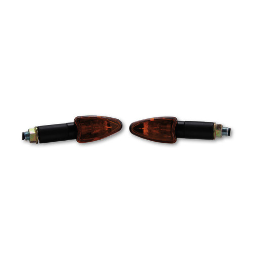 Intermitente HIGHSIDER smart Arrow Mini - cristal naranja - homologado E - Pareja