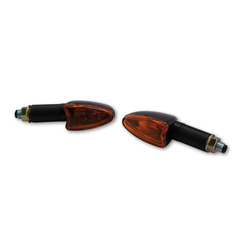 Intermitente HIGHSIDER smart Arrow Mini - cristal naranja - homologado E - Pareja
