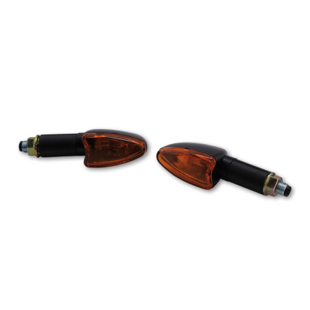 Intermitente HIGHSIDER smart Arrow Mini - cristal naranja - homologado E - Pareja