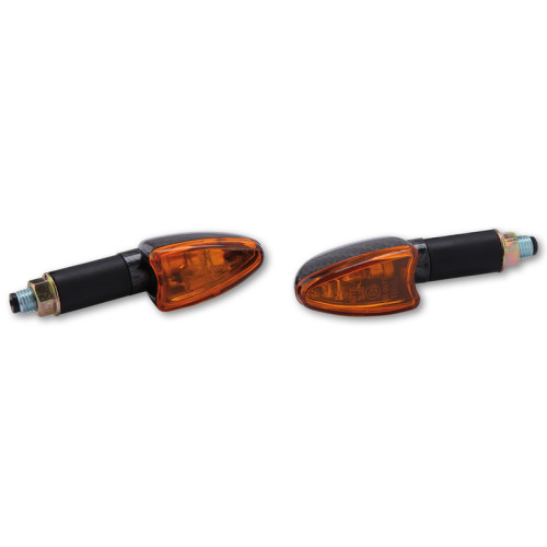 Intermitente HIGHSIDER smart Arrow Mini - cristal naranja - homologado E - Pareja