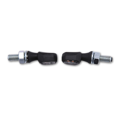 Intermitente LED HIGHSIDER smart Crumb - cristal ahumado - homologado E - Pareja