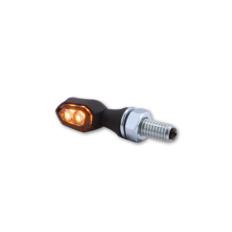 Intermitente LED HIGHSIDER smart Crumb - cristal ahumado - homologado E - Pareja