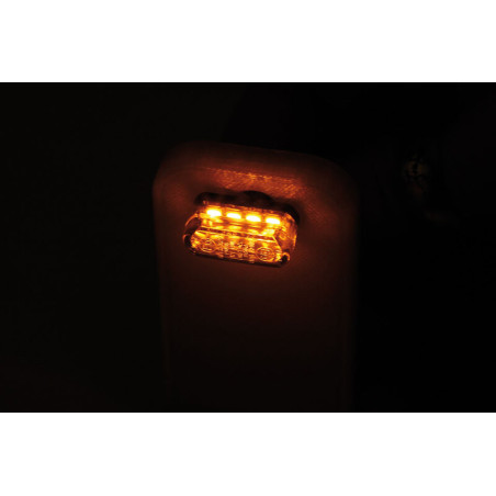 Intermitente LED HIGHSIDER smart Module 1 Pro - cristal ahumado - homologado E - Pareja