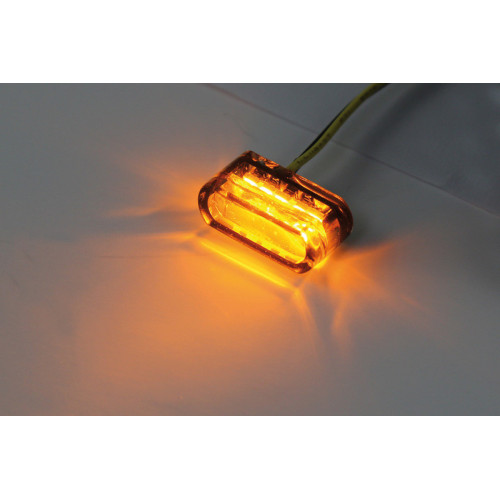 Intermitente LED HIGHSIDER smart Module 1 - cristal ahumado - homologado E - Pareja