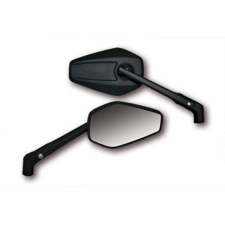 Retrovisor de manillar HIGHSIDER smart Booster - negro