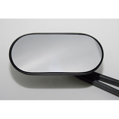 Retrovisor de manillar HIGHSIDER smart - oval - negro - Pareja