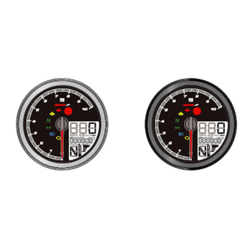 Velocímetro multifunción KOSO TNT-04 - Negro