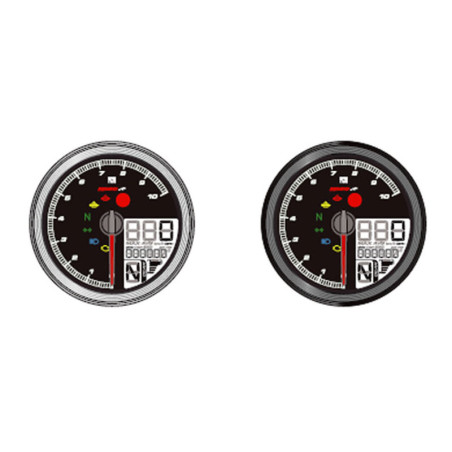 Velocímetro multifunción KOSO TNT-04 - Negro