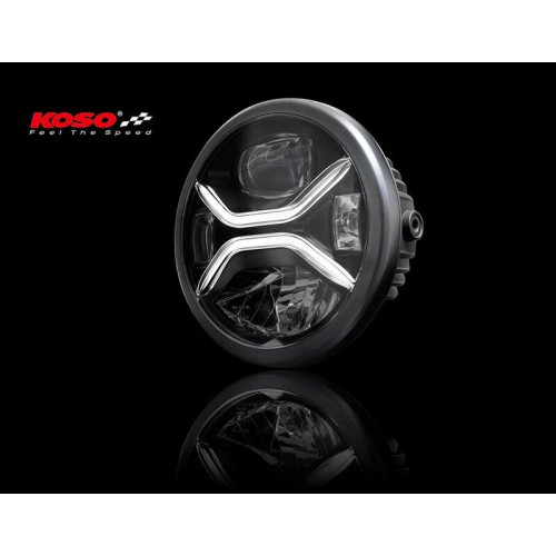 Óptica de faro delantero LED KOSO XENITH - montaje lateral