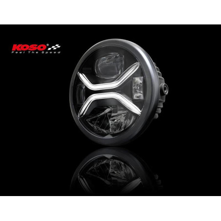 Óptica de faro delantero LED KOSO XENITH - montaje lateral