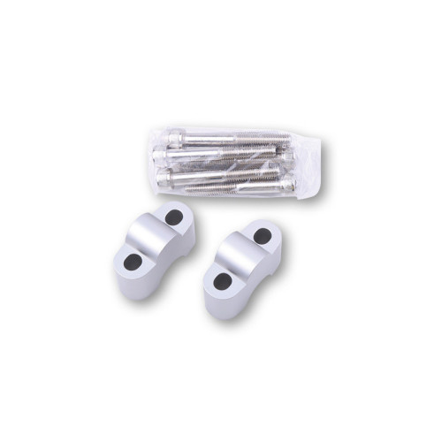 Alzas de manillar HIGHSIDER pro 25mm - plata