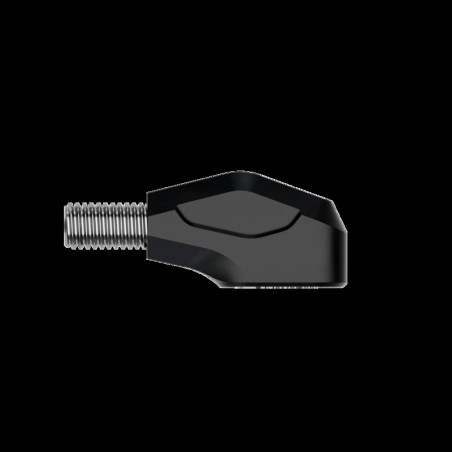 Intermitentes LED para extremo de manillar HIGHSIDER pro Ventura-X – negro mate – pareja