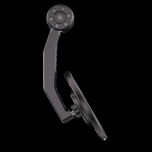 Retrovisor extremo de manillar HIGHSIDER pro Conero negro-Edition con intermitente LED – negro mate – 1 pza