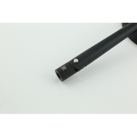 Retrovisor de manillar HIGHSIDER smart Circula-P – negro mate – 1 pza