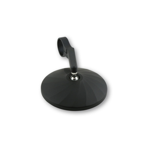 Retrovisor extremo de manillar HIGHSIDER smart Circula-P corto – negro mate – 1 pza