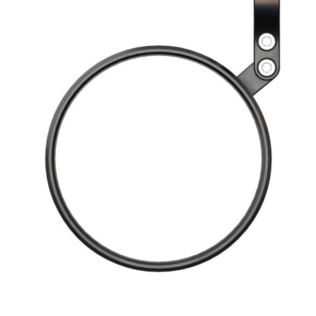 Retrovisor extremo de manillar HIGHSIDER smart Circula-S corto – negro mate – 1 pza