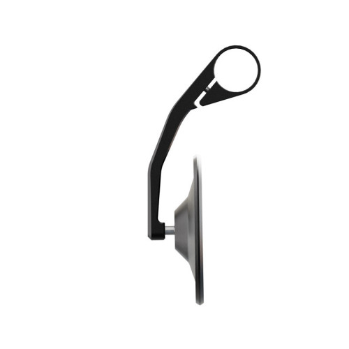 Retrovisor extremo de manillar HIGHSIDER smart Circula-S largo – negro mate – 1 pza