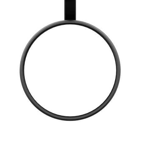 Retrovisor extremo de manillar HIGHSIDER smart Circula-S largo – negro mate – 1 pza