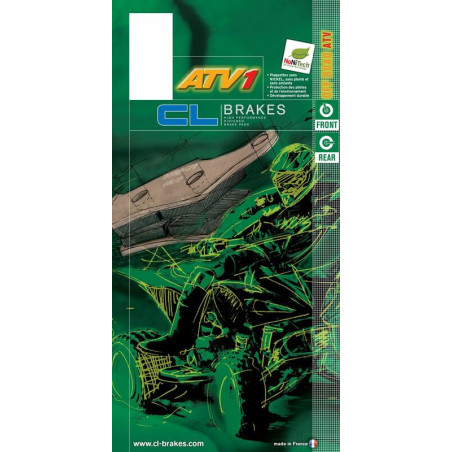 Juego de pastillas sinterizadas CL BRAKES (1140ATV1)