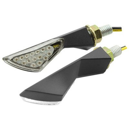 Juego de intermitentes LED V PARTS 12V / 1W (44x18mm)