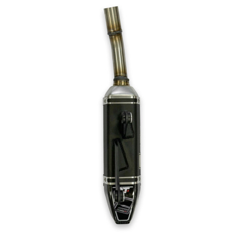 Silenciador FRESCO Carby aluminio negro/carbono