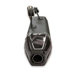 Silenciador FRESCO Carby aluminio negro/carbono 2