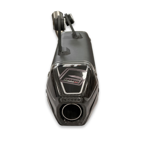 Silenciador FRESCO Carby aluminio negro/carbono