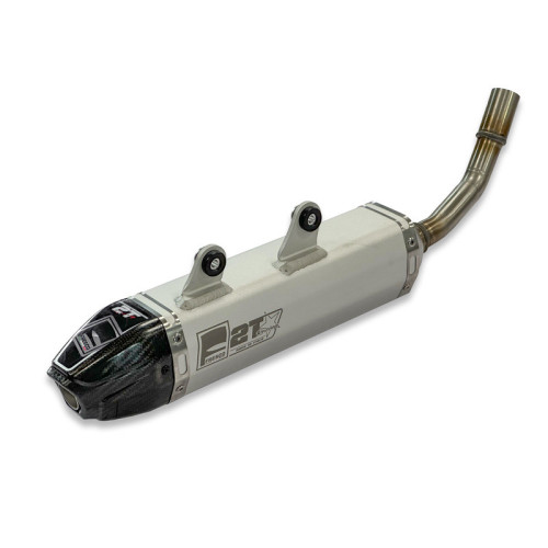 Silenciador FRESCO Carby aluminio bianco/carbono