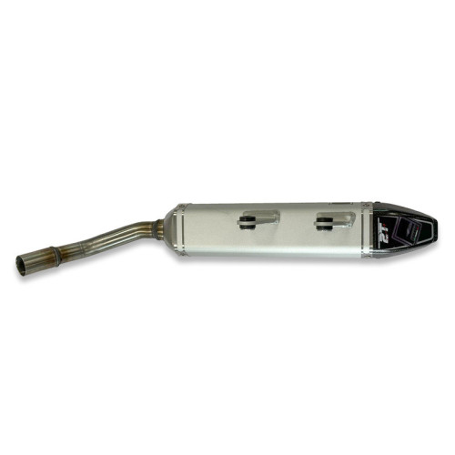 Silenciador FRESCO Carby aluminio bianco/carbono