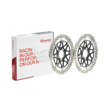Juego de discos de freno BREMBO UPGRADE T-Drive redondo flotante - pareja