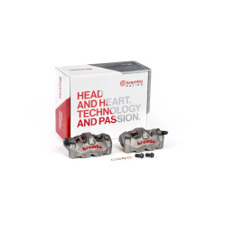 Pinza de freno delantero radial BREMBO UPGRADE GP4-RS 4 pistones Ø30 mm